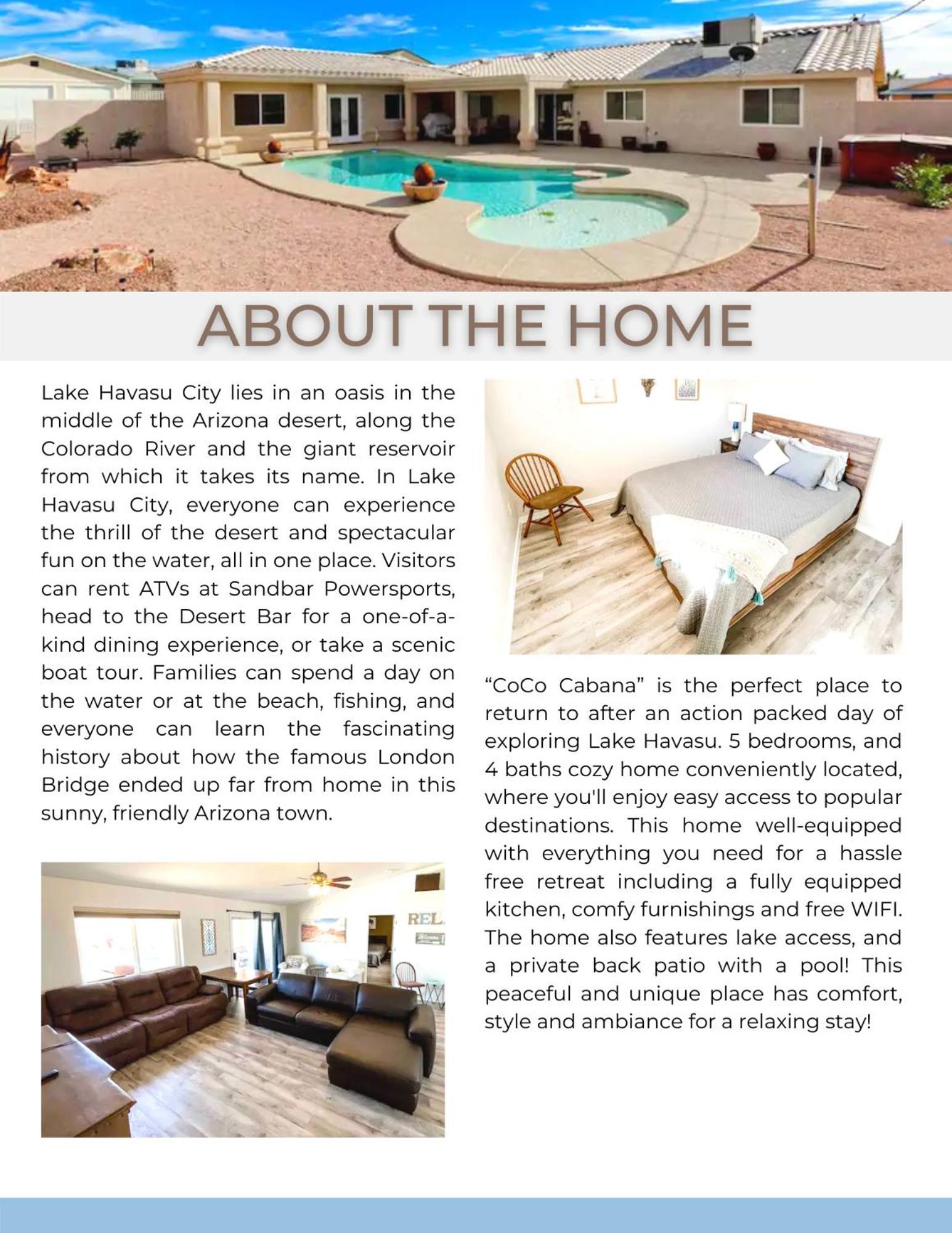Private View On The Lake Side Of 95! Sleeps 16 哈瓦苏湖城 外观 照片